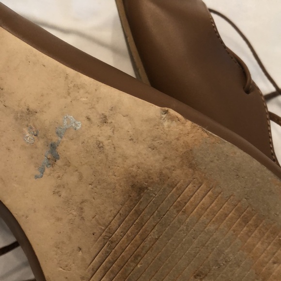 Boden Women’s Leather Open Toe Lace Up Tassel Sandal Size EU 39 Tan Brown - Picture 8 of 12